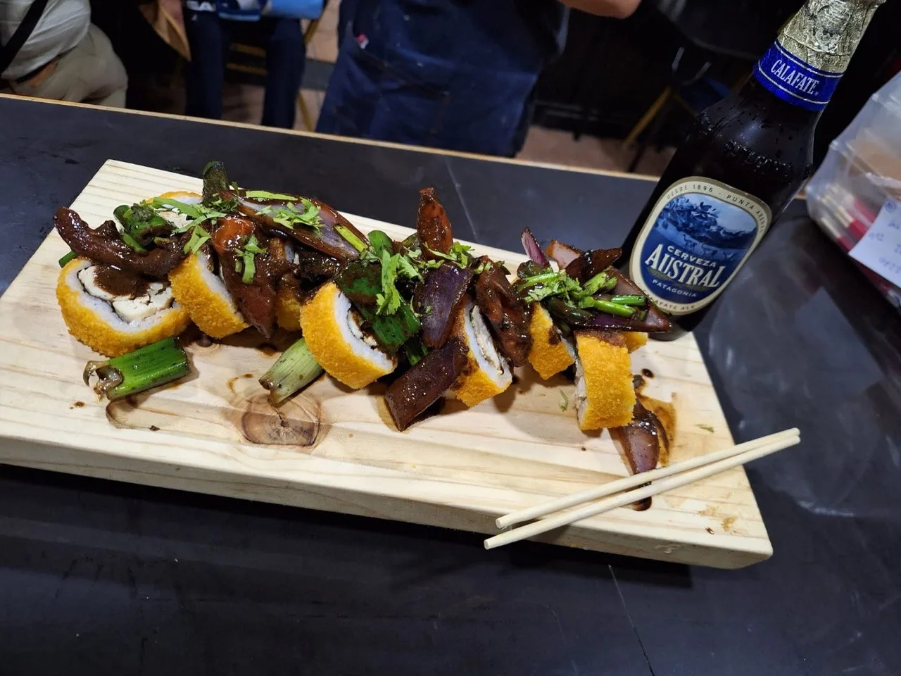 Roll saltado de Sushito Nos